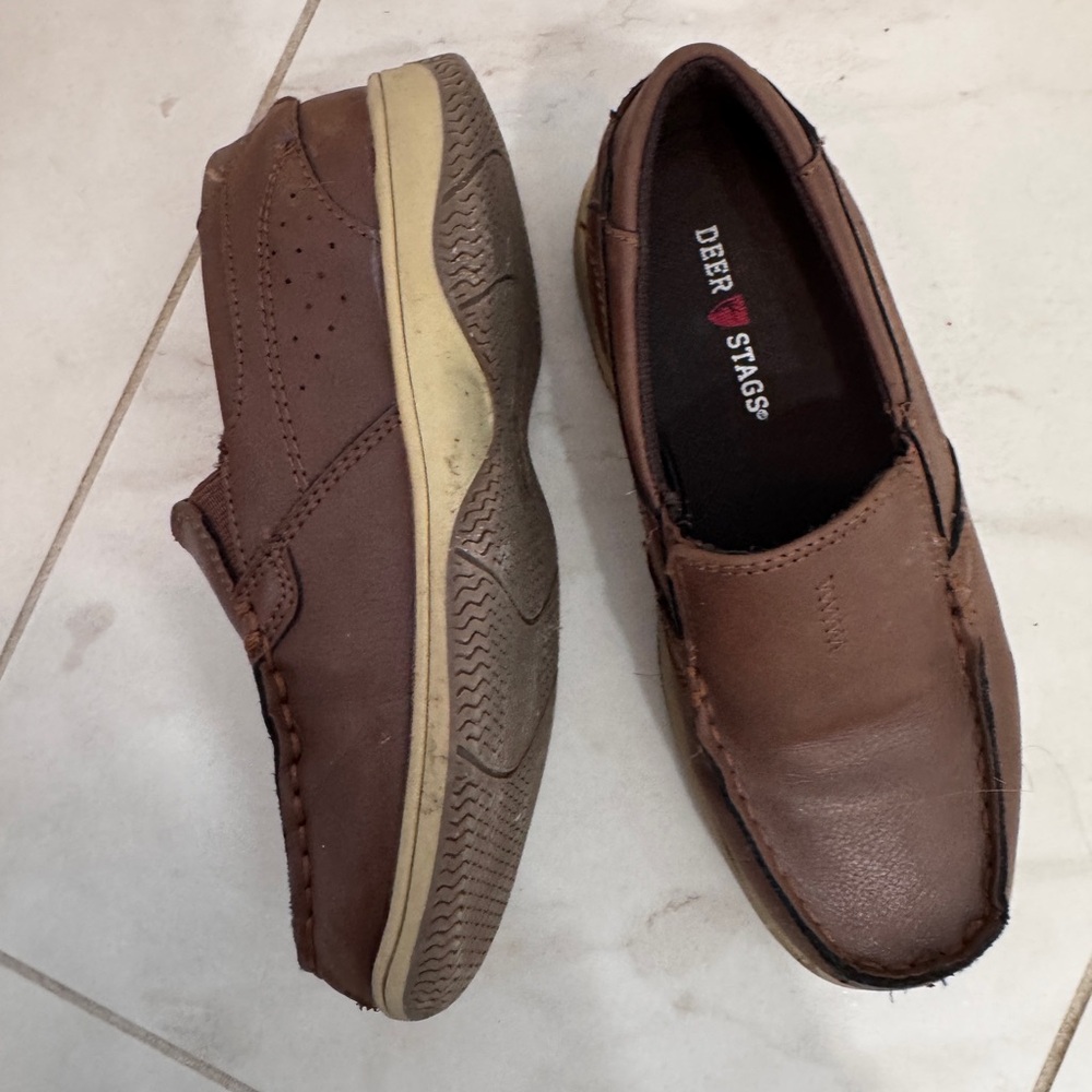 Deer Stag Loafers kids boy size 1